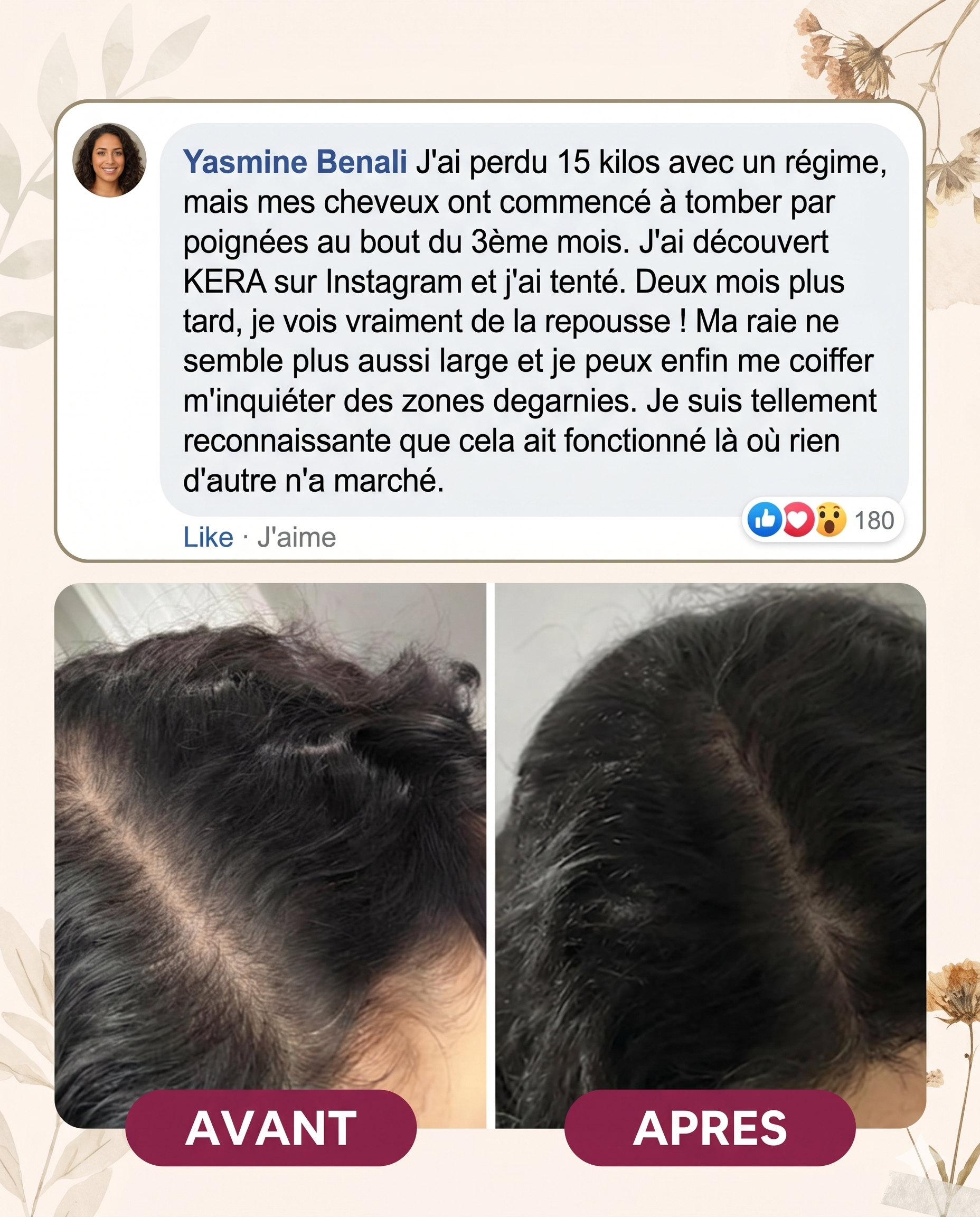 KERA HAIR CHEVEUX EXTRA FORT